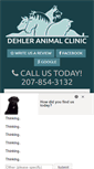 Mobile Screenshot of dehleranimalclinic.com